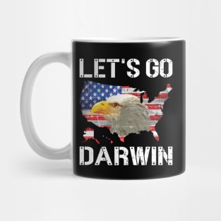 Lets Go Darwin Funny Sarcastic Women Men Let’s Go Darwin Mug